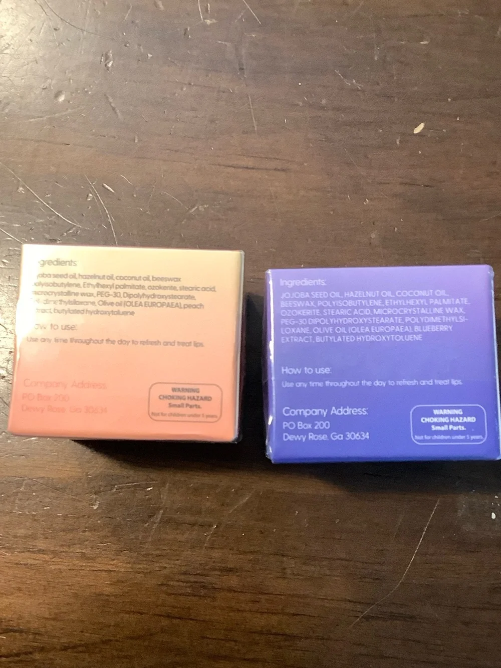 Duo Lip Care - Peach & Blueberry Muffin